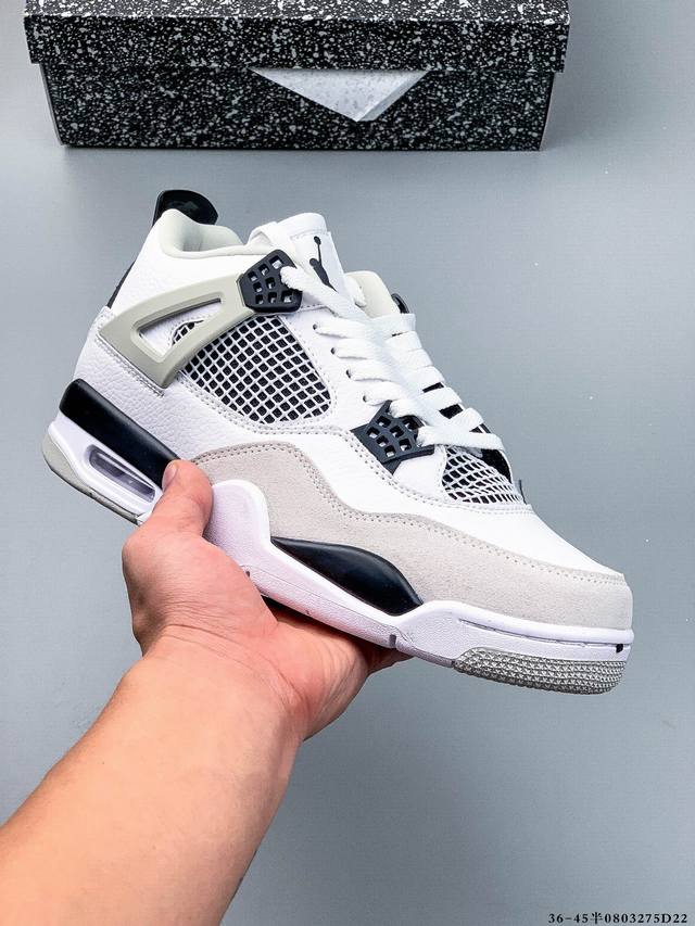 Authentic second-layer label! Air Jordan 4 mid-top retro, casual, athletic bask