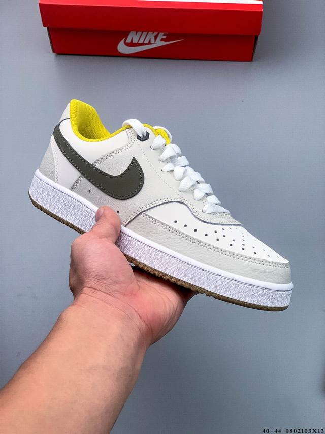 Nike Court Vision Low Leather Versatile Casual Sneakers 0802103X13 DDD