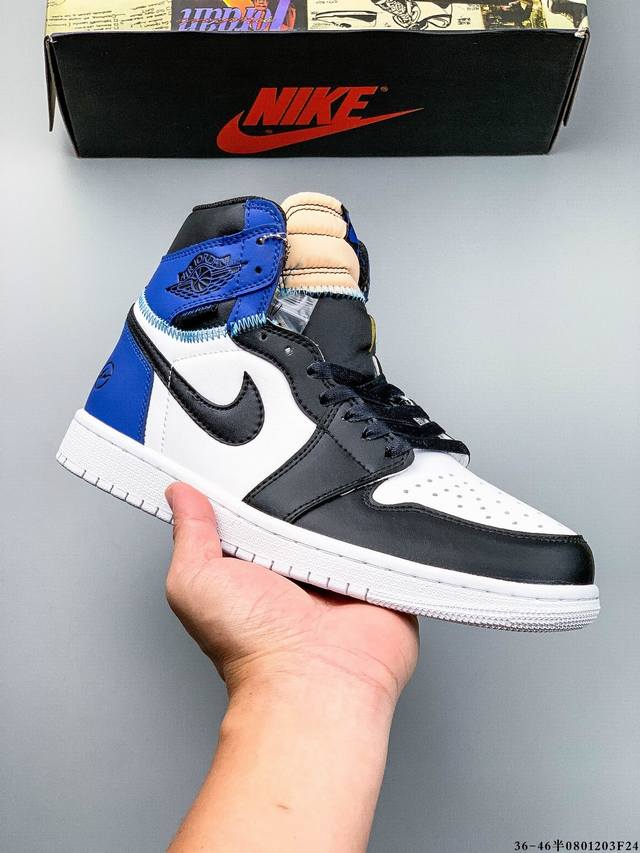 Second layer genuine label! Nike Air Jordan 1 Aj1 Jordan generation high top re