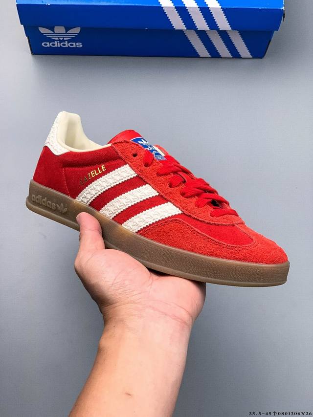 Adidas Originals Gazelle German training shoes, non-slip and wear-resistant low-