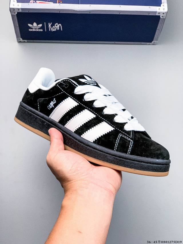 Adidas Originals Campus 80S College Series Classic Retro Low-Top Versatile Casu