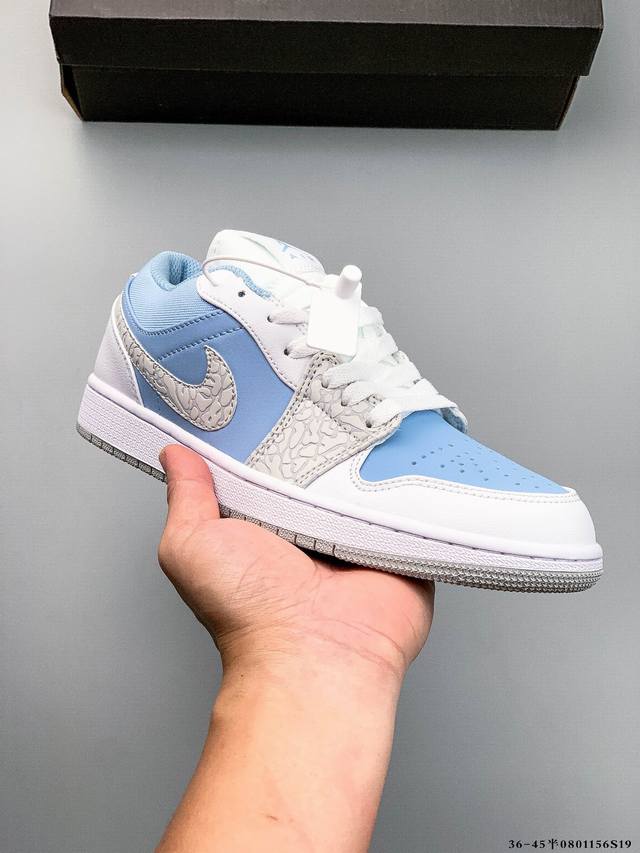 Second layer genuine label! Nike Air Jordan Low 1 Joe 1 low-top classic casual
