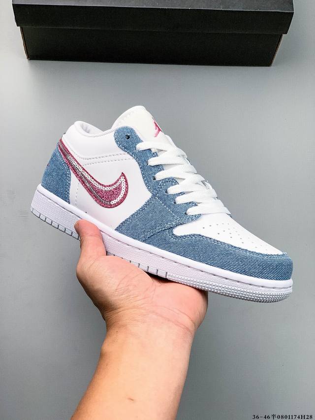 Company-level top-tier! Nike Air Jordan 1 Low Aj1 Joe 1 low-top trendy sports c