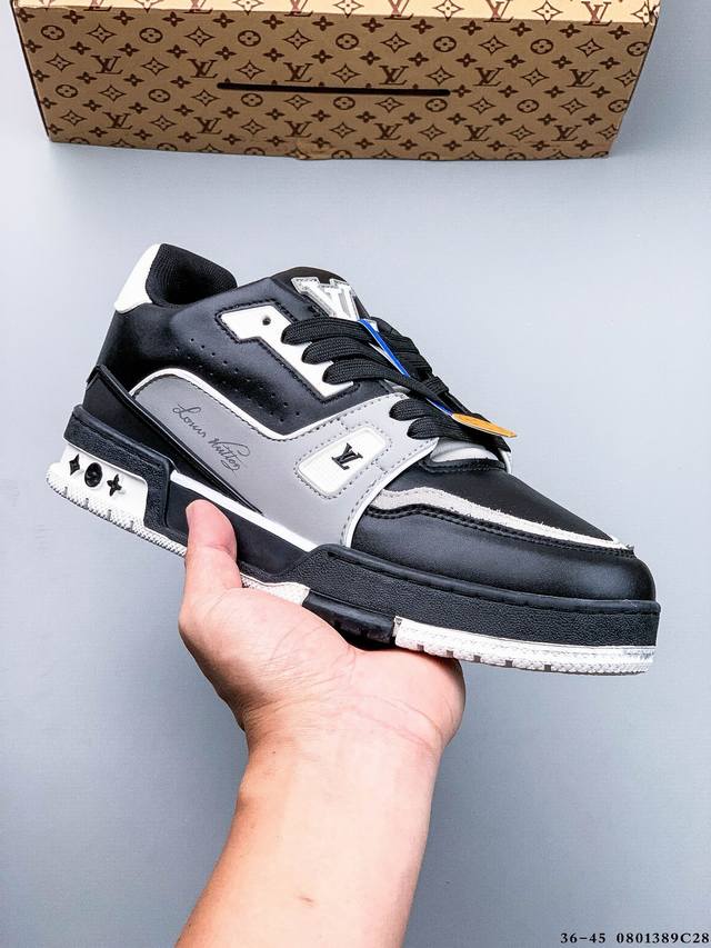 Louis Vuitton LV Louis Vuitton sneakers are a favorite among celebrities, with t
