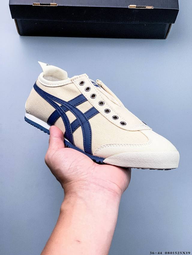 Asics Mexico 66 Slip-On Onitsuka Tiger Series Classic Canvas Casual Shoes 080152