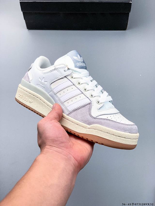 Company-level top-tier! Adidas Originals Forum 84 Low Adv low-top, versatile, tr