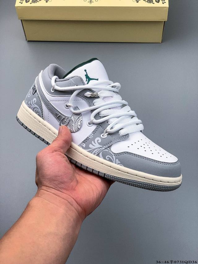 Company-level top-tier! Nike Air Jordan 1 Low Aj1 Joe 1 low-top trendy leisure s