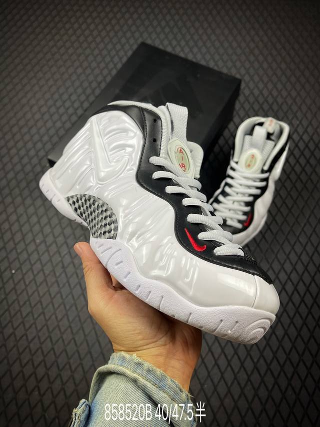 B Corporate-grade Nike Air Foamposite One mid-top retro basketball shoes Pure ru