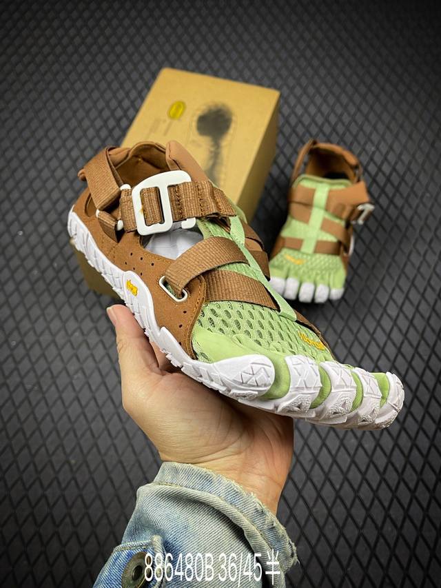 B Suicoke five-finger slip-on mid-top sports beach sandals. is a Japanese sports