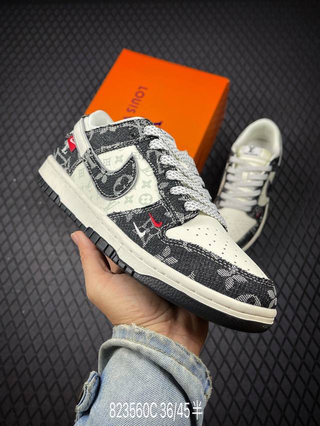 C Corporate-level Nike Dunk Low Retro 'Diy high-end customization' Nike low-top
