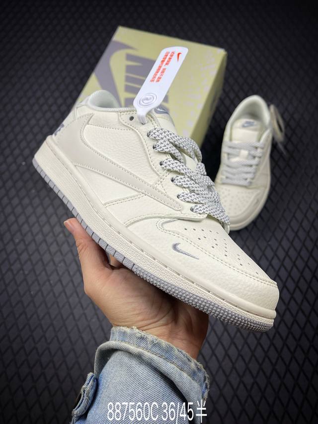 340 C Corporate-grade Nike Air Jordan 1 X Travis Scott Aj1 inverted hook Joe One