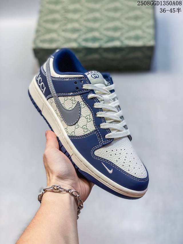 Overseas hit limited sale! High-end customized Nike SB Dunk Low Gucci joint ---