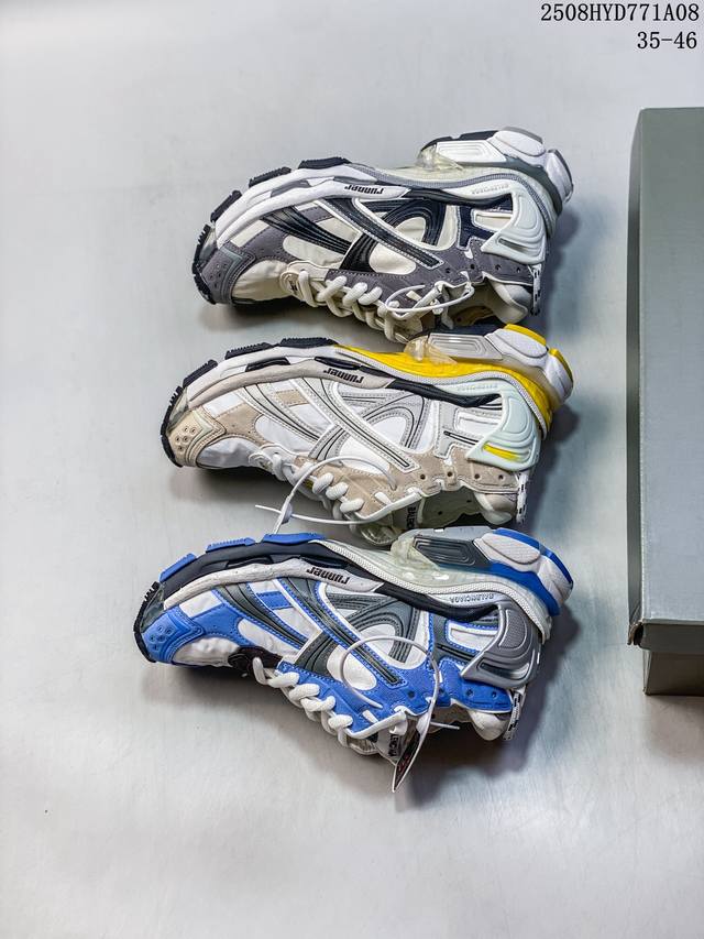 Company-grade Balenciaga Runner leather, versatile, simple, low-top dad shoes DD