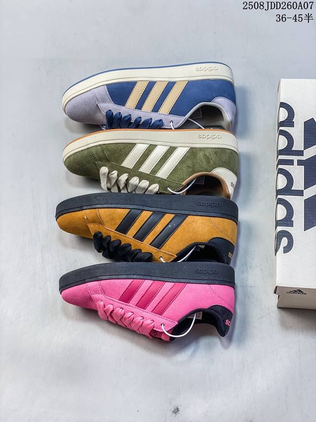 Adidas Grand Court Base 00S comfortable and versatile low-top sneakers for men a