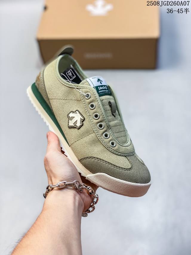 Descente Chron Tempo classic retro wear-resistant low-top casual shoes for men a