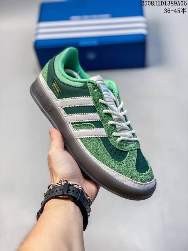 Company-level Bad Bunny x Adidas Originals Gazelle Indoor Clover Casual Non-sli