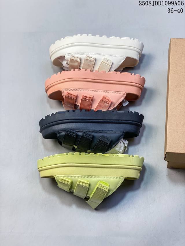 Ugg Goldenglow Summer New Casual Comfort Thick-soled Velcro Fashion Sandals No.: