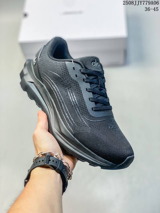 Alorunner men's and women's fitness running shoes solid color breathable comfort