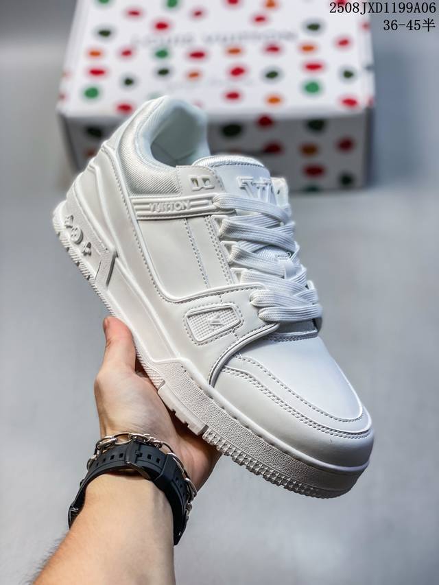Louis Vuitton ~ All white, made in Guangdong, high cost performance, made of lea