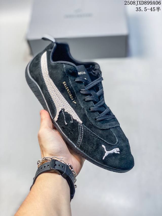 Company-level Paris collaboration The Open Product x Puma Speedcat Speed Racing