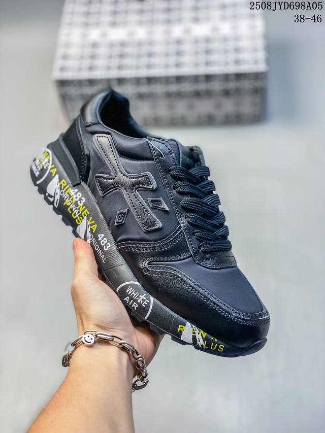 Premiata men's shoes official direct sales hot-selling retro niche light luxury