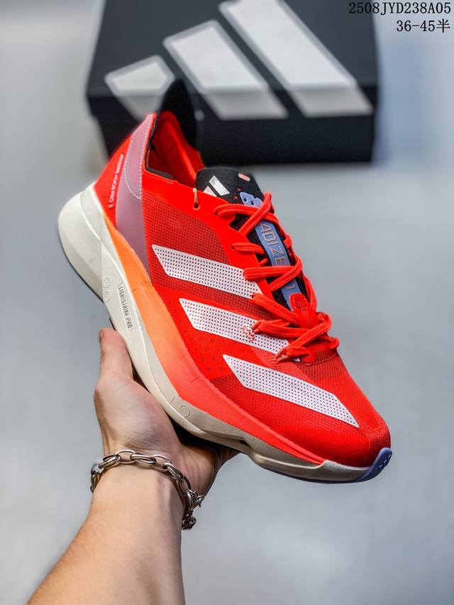 Company-level Adidas Adizero Adios Pro 3 W Marathon Flywire Jacquard Lightweigh