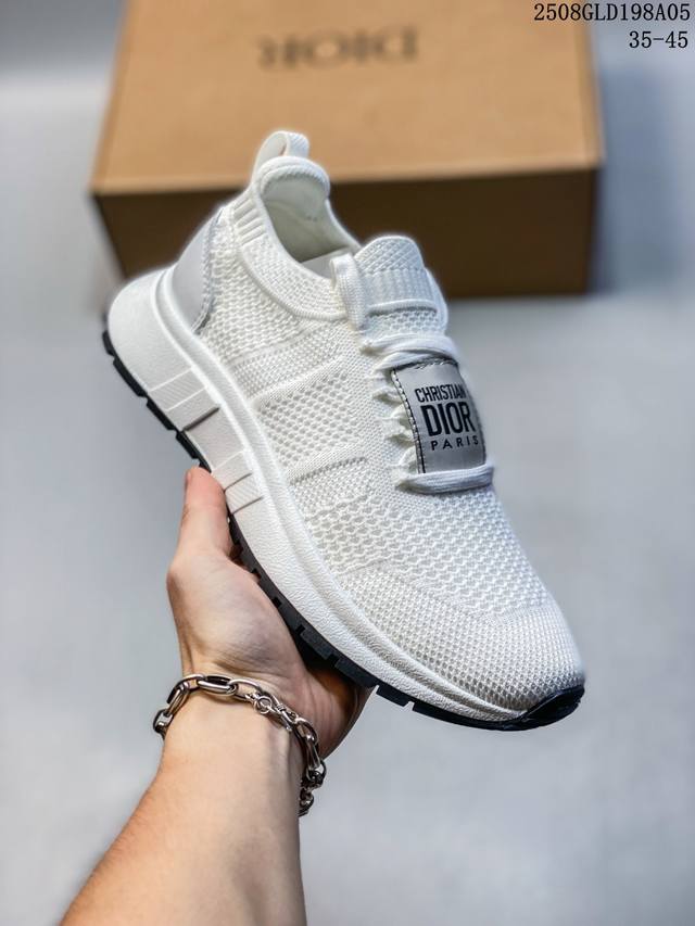 Dior Chrono Round Toe Lace-Up Running Shoes 24Ss This season's latest item showc
