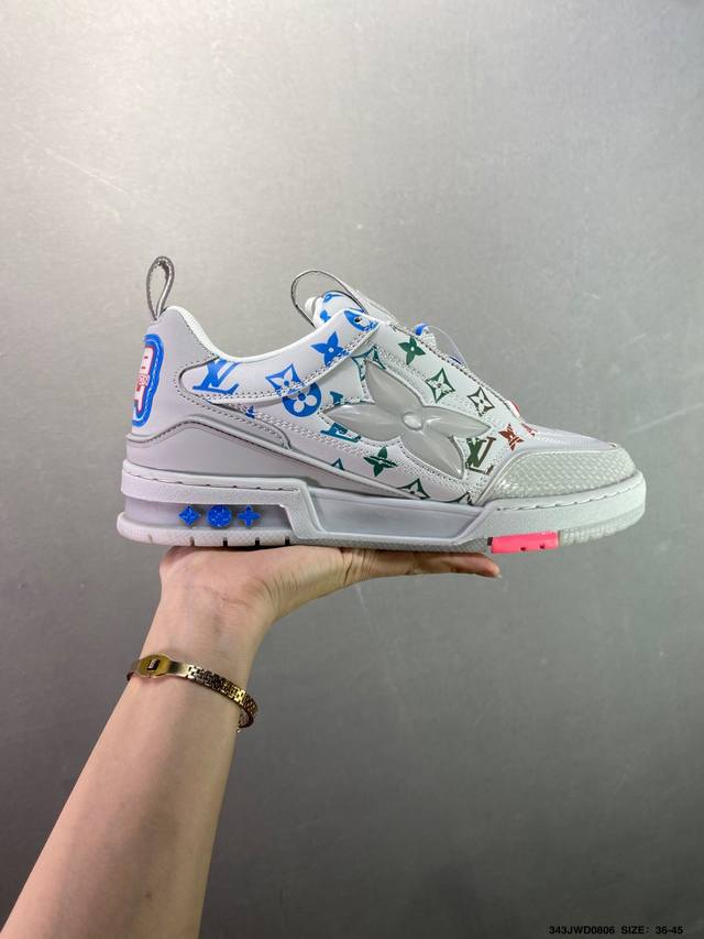 Louis Vuitton LV Louis Vuitton sneakers New LV Trainer sneakers in the latest co