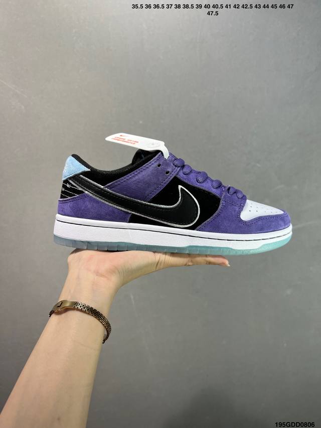 Core Private Corporate-Level Nike SB Dunk Low "Court Purple" Collaborative Low-T
