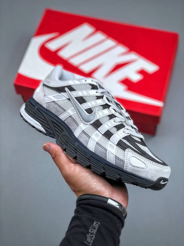 Nike P-6000 Prm Retro Casual Sports Daddy Shoes# Layered and distinct line desig
