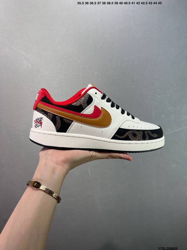 Nike Court Vision Low Custom ColorwayLooking at this pair of white shoes from th
