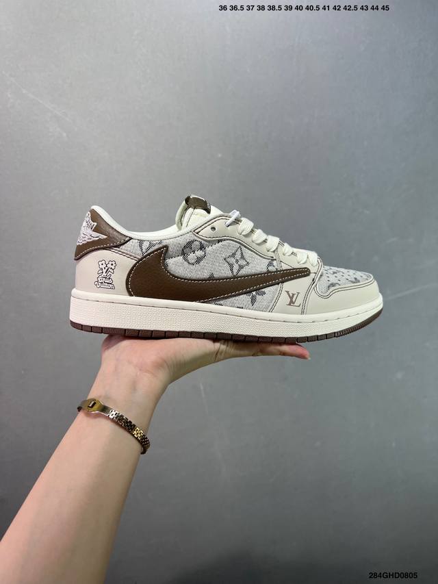 Company-level Nike Air Jordan 1 Low custom color Custom Aj joint-high-end custom