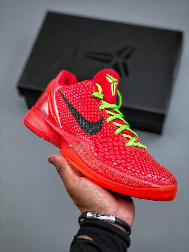 Star version Nk Zoom Kobe 6 Protro Kobe's sixth generation reverse Green Hornet