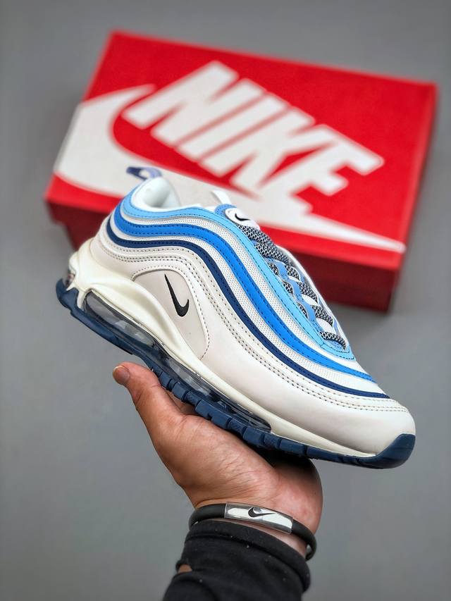 Nike Air Max 97 Se Retro Bullet Air Cushion Sports Running Shoes Fn6957-100 Size