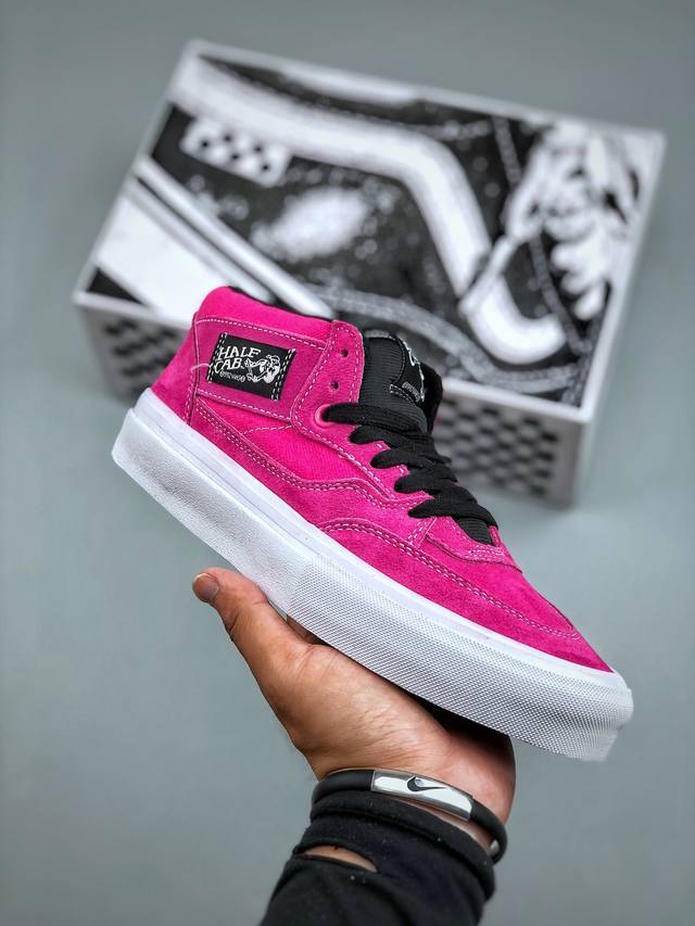Skate Half Cab Rose Red Pitaya Men's and Women's Professional Skateboarding Shoe