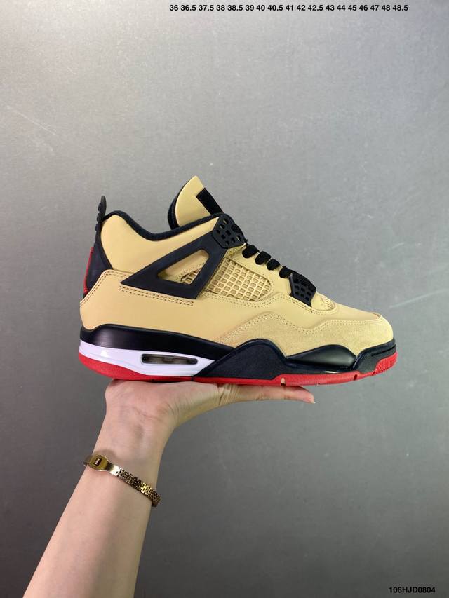 Company-level Aj4 Air Jordan 4 Retro "Infrared" Aj4 Qiao 4 men's cultural basket
