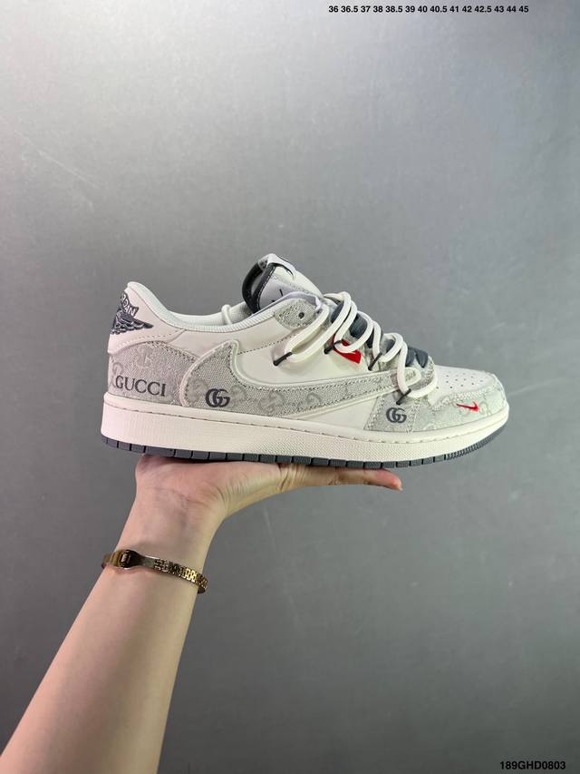 Company-level Nike Air Jordan 1 Low custom color Custom Aj joint-high-end custom