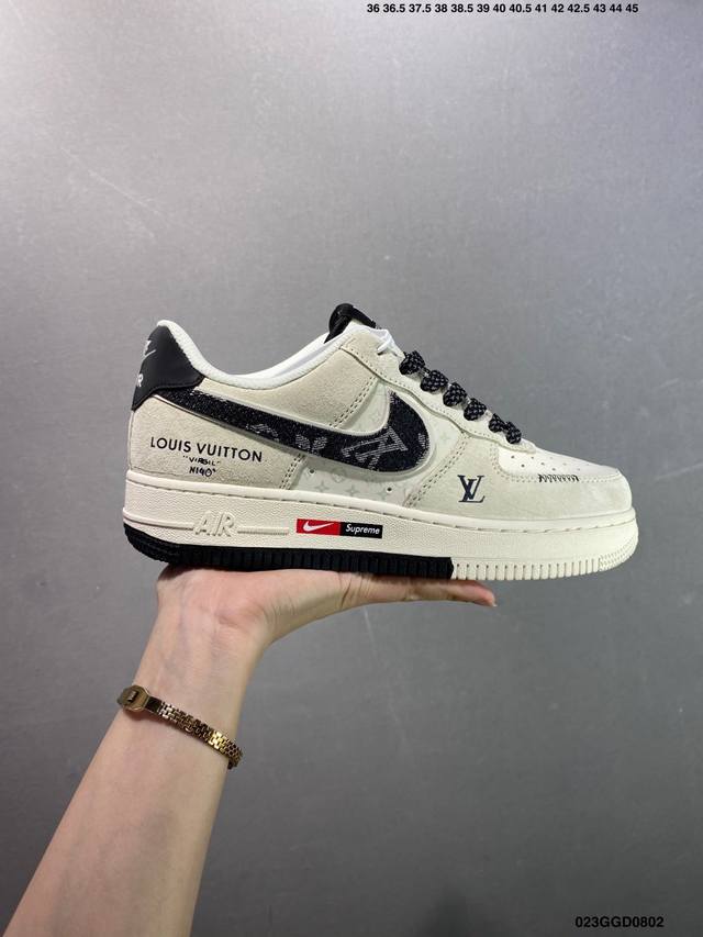 Company-level Nike Air Force 1'07 Lv8 Original last and original cardboard crea