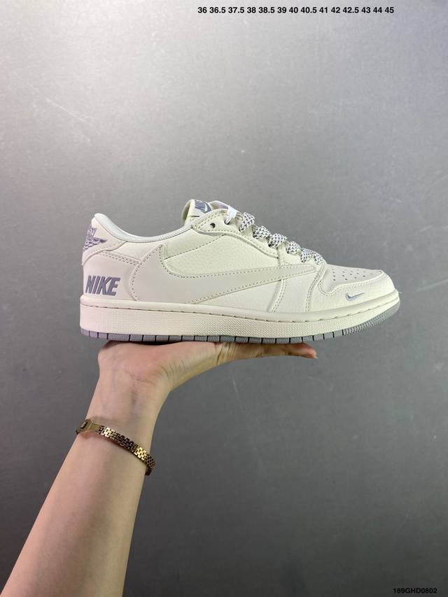 Company-level Nike Air Jordan 1 Low custom color Custom Aj joint-high-end custom