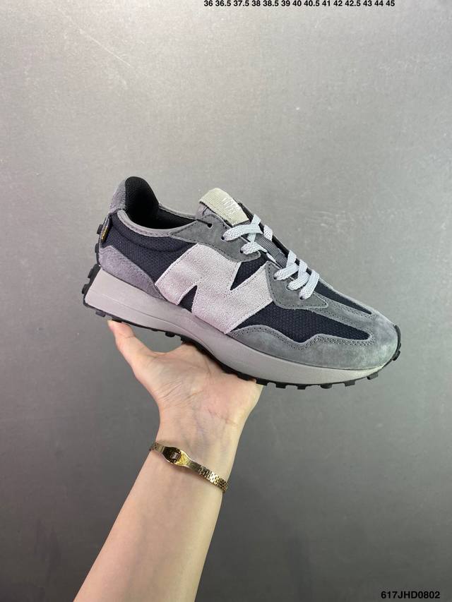 New Balance Ms327 Retro Casual Running Shoes with Perfect CleanlinessThe all-new