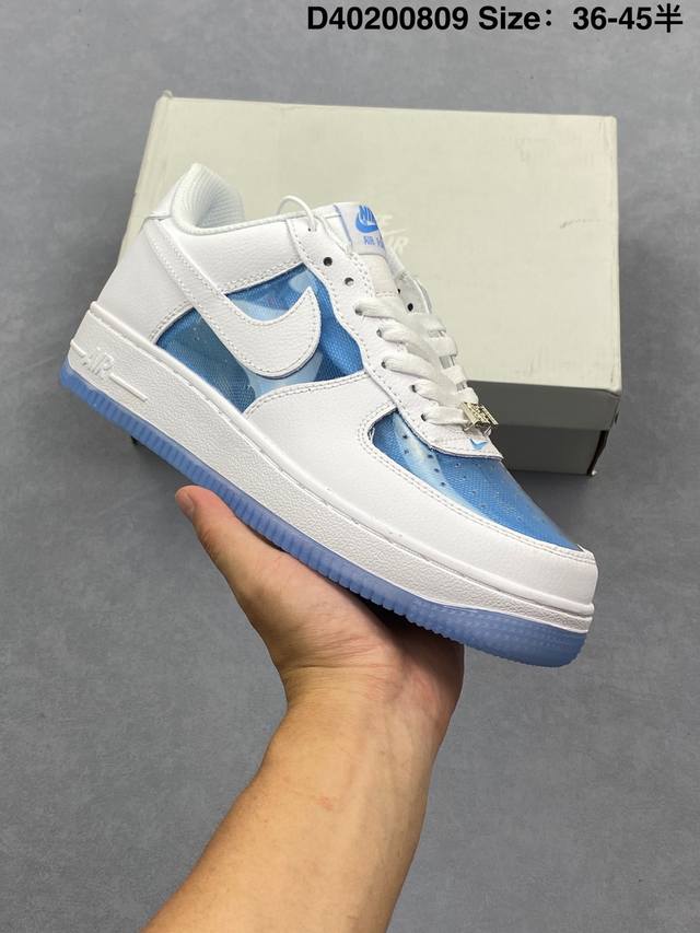 A versatile, casual, and low-top Nike Air Force 7 sneaker. Its soft, springy cu