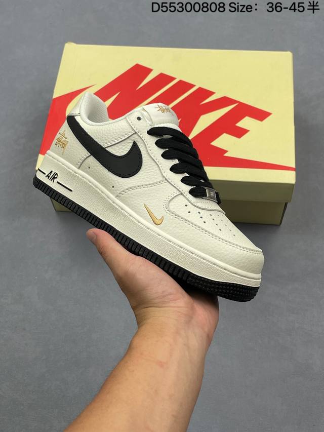 Nike Air Force 1 '07 low-top versatile casual sneaker. Its soft, springy cushio