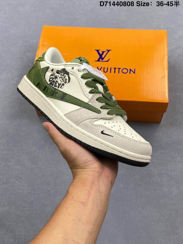 Fragment x Travis Scott x Air Jordan 1 Low three-way collaboration. The new thre