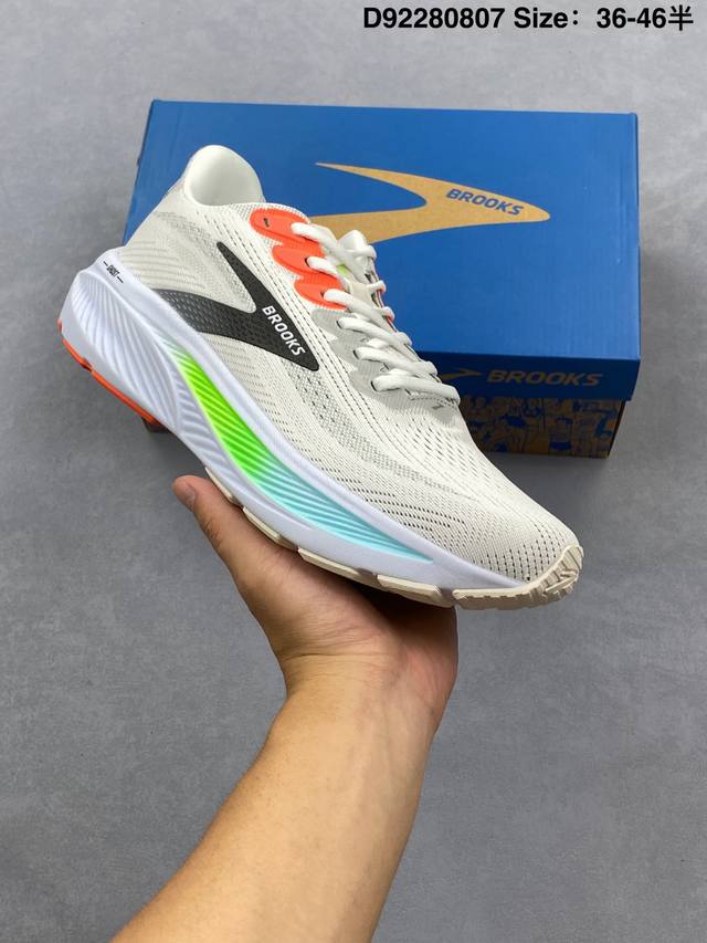 Corporate-level Brooks Adrenaline GTS 17 ultra-stretchy lightweight running sho