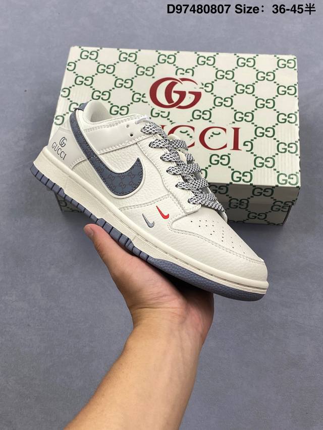 Customized sneakers Nike Sb Dunk Low Lv co-branded Pure original factory product