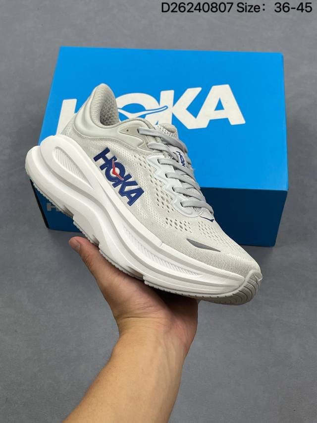 Hoka M Bondi 9 Lightweight Running Shoes This brand comes from the Maori languag