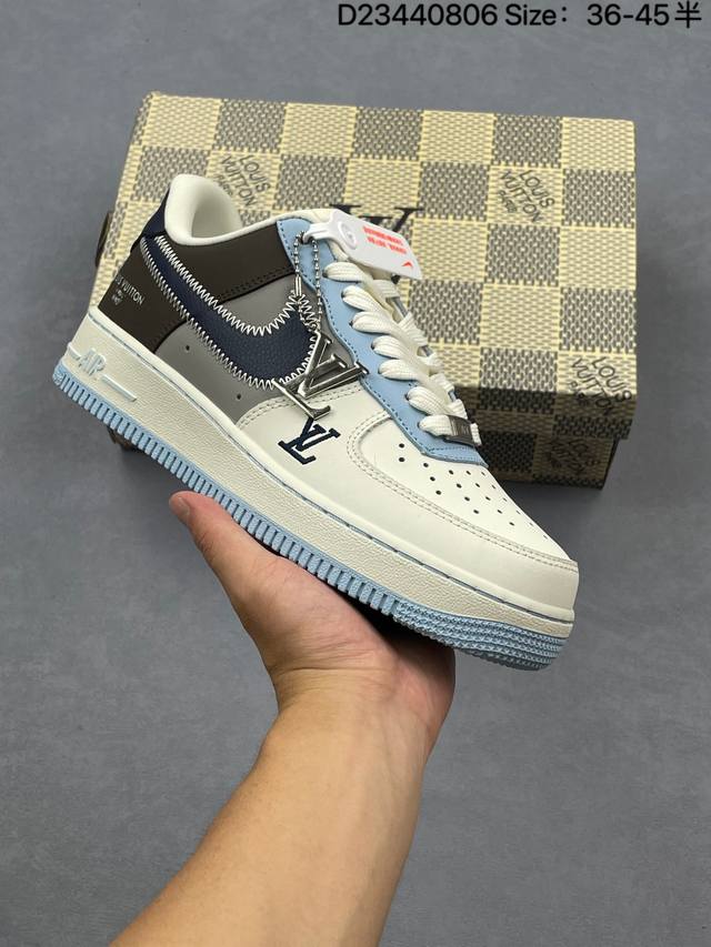 Company-level Nike Air Force 1'07 Lv8 Original last and original cardboard crea