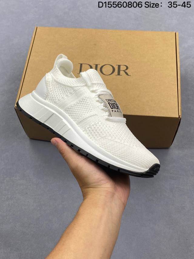Dior Chrono Round Toe Lace-Up Running Shoes 24Ss This season's latest item showc