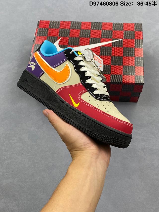 Nike Air Force 1'07 Lv8 Original last and cardboard create a pure low-top Air Fo