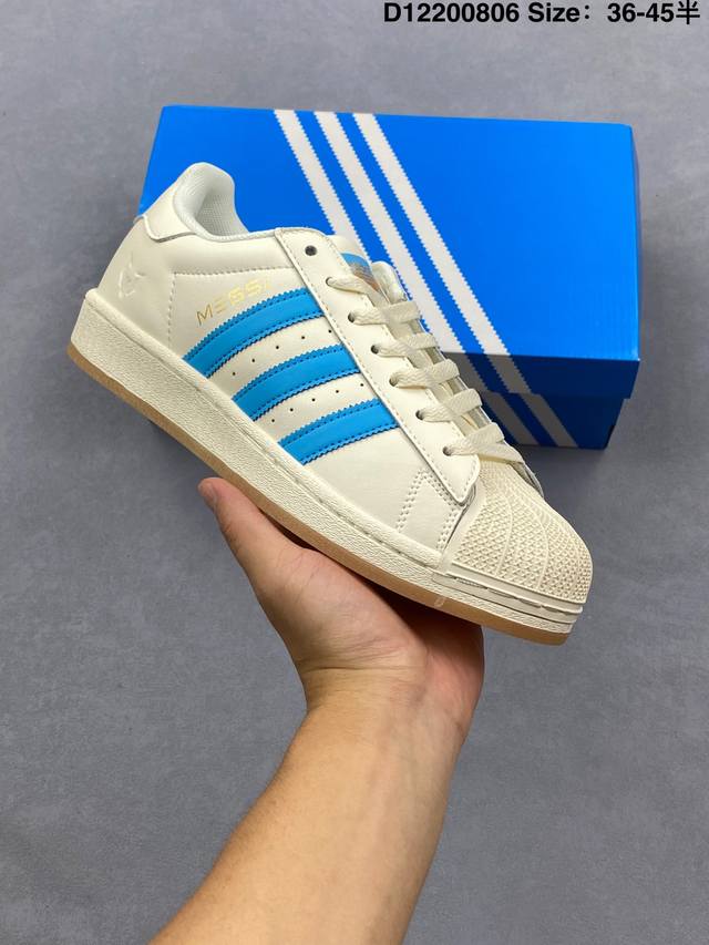 Adidas Superstar Trefoil Shell Toe Series Classic Casual Sports Sneakers. ID: D